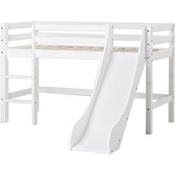 HoppeKids Basic Halfhigh Bed with Ladder & Slide 175x168cm