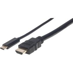 Manhattan USB C-HDMI 3.1 3.3ft