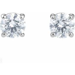 Swarovski Attract Stud Earrings - Silver/Transparent