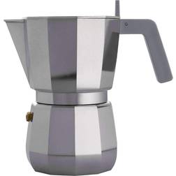 Alessi Cafetière Espresso Moka 6 Tasses Argent