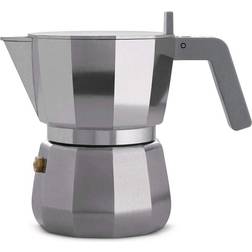 Alessi Cafetière Espresso Moka 3 Tasses Argent