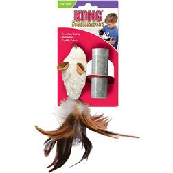 Kong Feather Mouse with Catnip