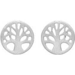 Frk Lisberg Tree of Life Earrings - Silver