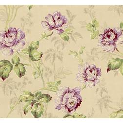 Lim & Handtryck Belle epoque - Beige/Purple (x104-43)