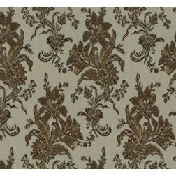 Lim & Handtryck Liljor - Beige/Gold (x122-13)