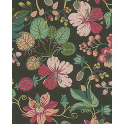 Eijffinger Blumen Tapete Carmen 1 von 392503 noir/rose