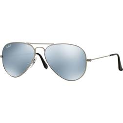 Ray-Ban Aviator Mirror - Zilver