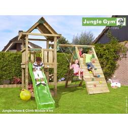 Jungle Gym Jungle House + Climb Module X'tra