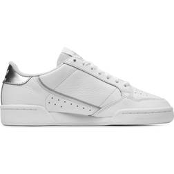 Adidas Continental 80 Cloud White Silver Metallic Women's