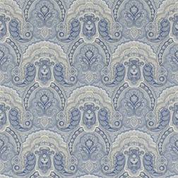 Ralph Lauren Home Tapete Crayford Paisley von Porcelain bleu