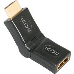 ICIDU 180° HDMI-HDMI M-F Adapter