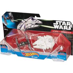 Hot Wheels Star Wars Tie Fighter Vs Millennium Falcon Starship