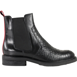 Billi Bi 7424-319 Chelsea Boots - Black/Red