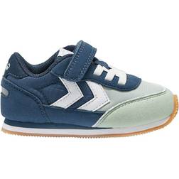 Hummel Reflex Infant Sneakers - Grijs/Turkoois