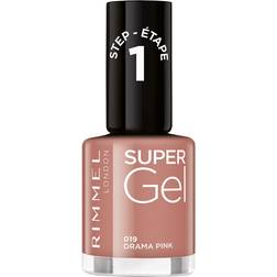 Rimmel Super Gel Nail Polish #019 Drama Pink 12ml