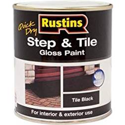 Rustins Quick Dry Step & Tile Floor Paint Black 1L