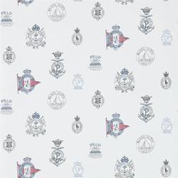 Ralph Lauren Home Tapete Rowthorne Crest Captain blu