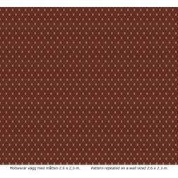 Lim & Handtryck Skogshyddan - Red/Gold (x111-30)