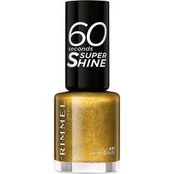 Rimmel 60 Seconds Super Shine Nail Polish Oh My Gold