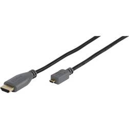 Vivanco High Speed with Ethernet (4K) HDMI-HDMI Micro 1.5m