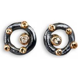 ByBirdie Orbits Earrings - Silver/Gold