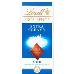 Lindt Excellence Extra Creamy Milk Chocolate 100g