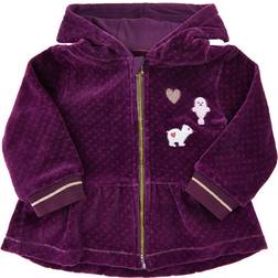 Me Too Velour Cardigan - Plum Purple (610776-7760)