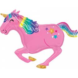 Amscan Foil Ballon SuperShape Unicorn Pink