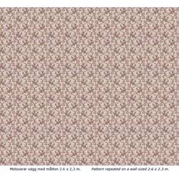 Lim & Handtryck Hovdala blomma - kvist/Brown (x112-21)