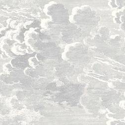 Cole & Son Nuvolette Cloud Wallpaper 2 Rolls Soot and Snow 114/28055