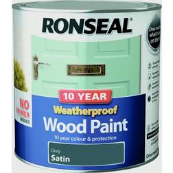 Ronseal 10 Year Weatherproof Wood Paint Grey 2.5L