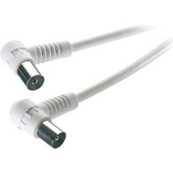 Vivanco Angled Antenna Coaxial M-F 90dB 1.5m