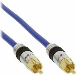 InLine Premium 50 Ohm Coax 1RCA - 1RCA 0.5m