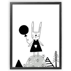 XO Posters Rabbit Poster