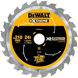 Dewalt Accessoires DT99565 XR Cirkelzaagblad 210x30mm 24 tands DT99565-QZ