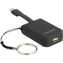 DeLock Key Chain USB C-Mini DisplayPort M-F 0m