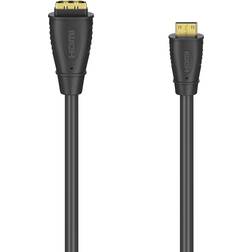 Hama Mini HDMI - HDMI Adapter M-F 0.1m