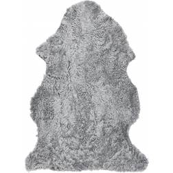 Skinnwille Curly Silver, Grå 60x95cm