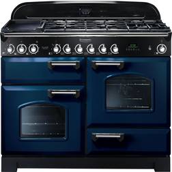 Rangemaster CDL110DFFRB/C Classic Deluxe 110cm Dual Fuel Blue