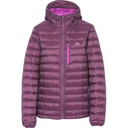 Trespass Arabel W Hooded Down Packaway Jacket - Potent Purple