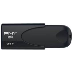 PNY Attache 4 unità flash USB 16 GB USB tipo A 3.2 Gen 1 (3.1 Gen 1) Nero