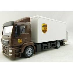 Siku MAN LKW mit Kofferaufbau und Ladebordwand
