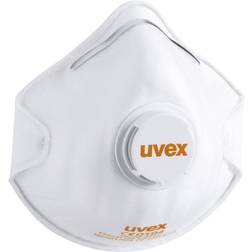 Uvex Disposable Face Mask for General Purpose Protection, FFP2, Valved, Moulded 15 per Package