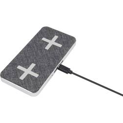 Xtorm Pad Magic Base de carga inalámbrica doble USB-C 10W gris XW205