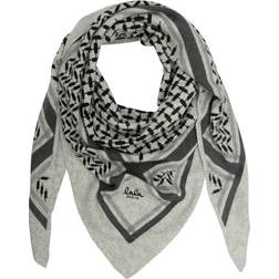 Lala Berlin Tørklæde Triangle Trinity Classic Scarf M - Flanella Light Gray
