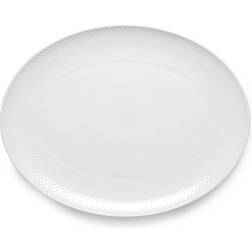 Lyngby Porcelain Rhombe White Serveringsfad