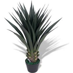 vidaXL Artificial Yucca Plant with Pot Kunstig plante