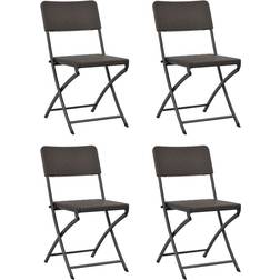 vidaXL 44552 4-pack Silla de jardín para comedor