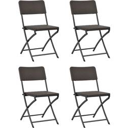 vidaXL 44552 4-pack Trädgårdsmatstol