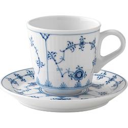 Royal Copenhagen Musselmalet Riflet Kaffekop 9cl